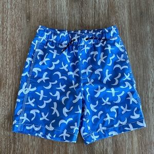 Gap Kids Boys’ Printed Swim Trunks Shorts Size Large